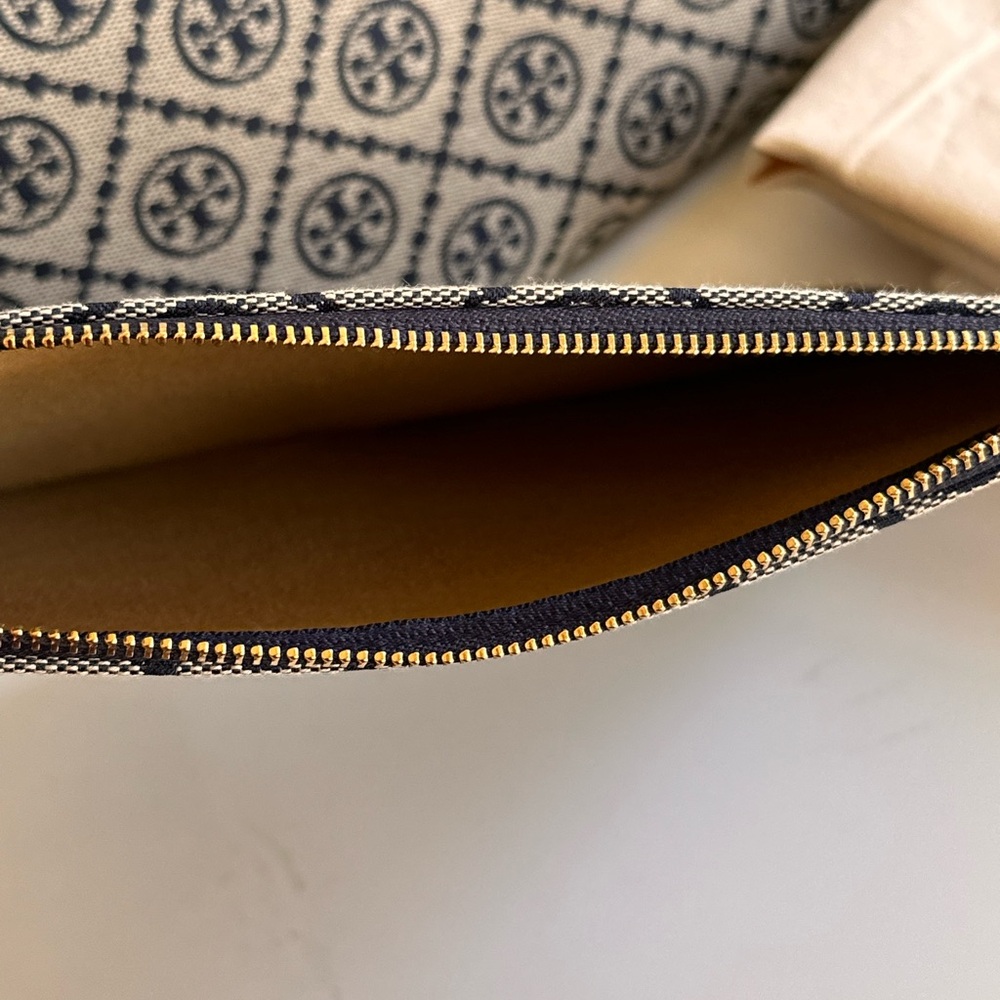 Tory Burch Black and White Geometric Tote - Picture 6 of 13
